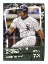 2020 Topps #WOD-44 Frank Thomas WARriors of the Diamond Black #/299 White Sox