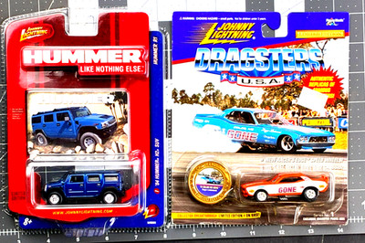 Johnny Lightning Hummer H2 R1 Car #1 and Color Me Gone Two diecast   PP