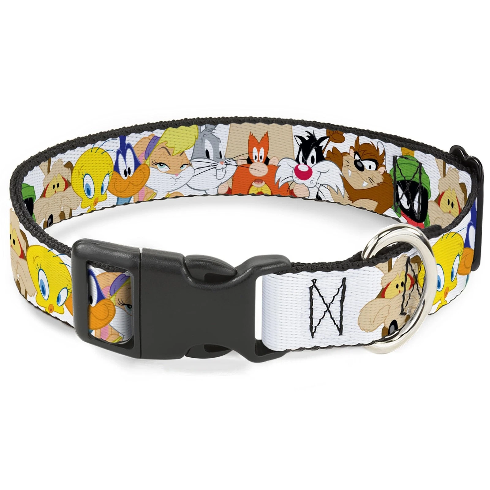 Looney Tunes Pet Collar, Dog Collar Plastic Buckle, Looney Tunes Nine Character