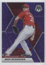 2021 Panini Mosaic Quick Pitch Purple Mosaic Prizm 5/50 Max Scherzer #126 o7m