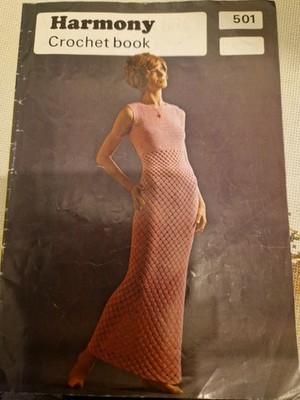 Kopie von Harmony 501 Häkelanleitungsbuch 9 Anleitungen - 23 Seiten - erschienen 1970