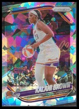 2025 Panini Prizm WNBA #55 Kalani Brown Ice Prizms Phoenix Mercury