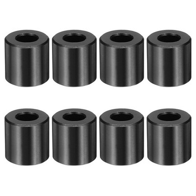 8 Stück M6 Aluminium Abstandshalter M6 IDx1/2'' ODx1/2'' Länge Schwarz