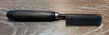 Antique Brass Hot Comb/Straightener with Wooden Handle, c. 1920 s