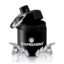 Eargasm Smaller Ears Earplugs - Transparent High Fidelity Filtered Noise Redu...