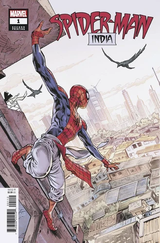 SPIDER-MAN INDIA #1   2ND PRINT ABHISHEK MALSUNI VAR