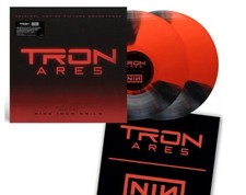 Nine Inch Nails- Tron Ares Soundtrack -Red & Black  Swirl vinyl Mint Sealed New