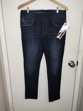 Juniors Rewash Dark Denim 360° Performance Stretch Pull On Jeans Size Large NEW