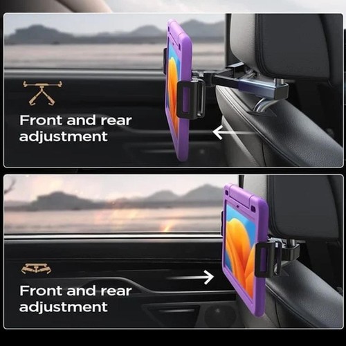 Tablet Headrest Holder Mount For Car Seat For iPads Phone W7S3 NEW A9P6 - Picture 7 of 12