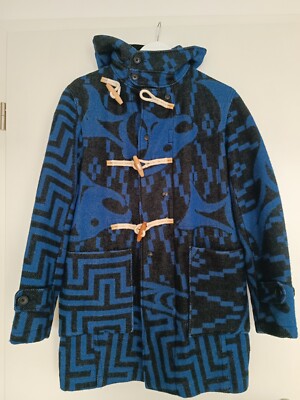 Engineered Garments Coat Salmon People Made in New York Indigo S