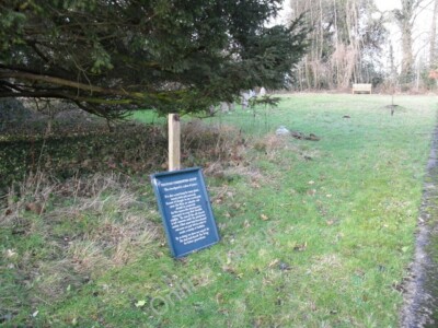 Photo 6x4 Notice just past the entrance to the ''new'' Treyford Churchyar c2010