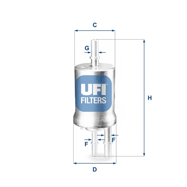 UFI Kraftstofffilter Passend FüR VW Sharan Seat Alhambra-image