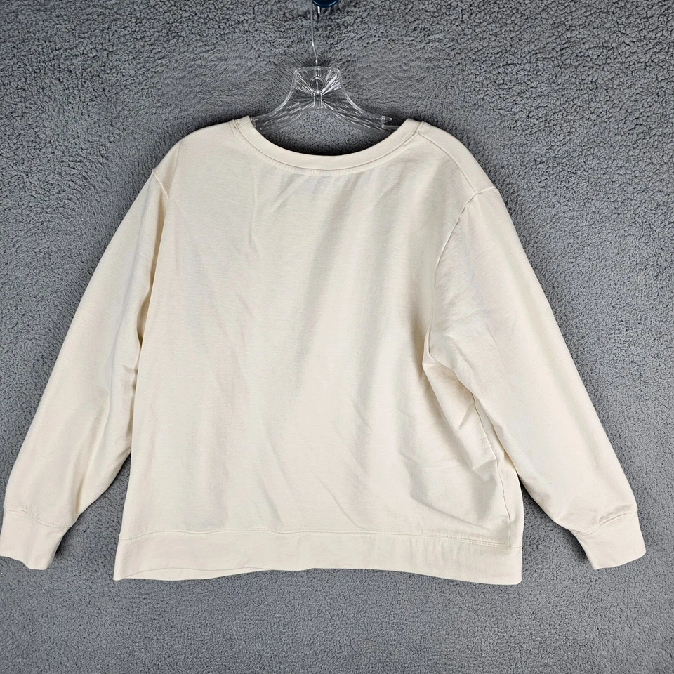 Sudadera Eddie Bauer Cuello Redondo Mujer 2XL Montaña Gráfico Proteger Reserva Foto 2 de 4