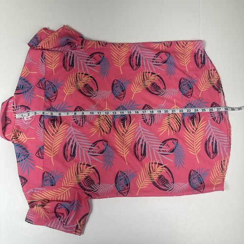BARSTOOL SPORTS PMT Football Guy Hawaiian Shirt MENS Medium M Pardon My Take - Picture 8 of 8