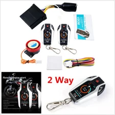 Motorcycle Anti-theft Alarm Security System Remote Control Engine Start PKE 2Way