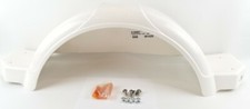 Shorelander SK0119-01 Right White Poly Fender Kit for 13" Tires - 9" Width