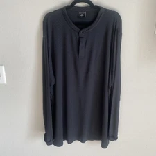 Etihad Airways x Giorgio Armani First Class Pajama Long Sleeve Henley Shirt L/XL