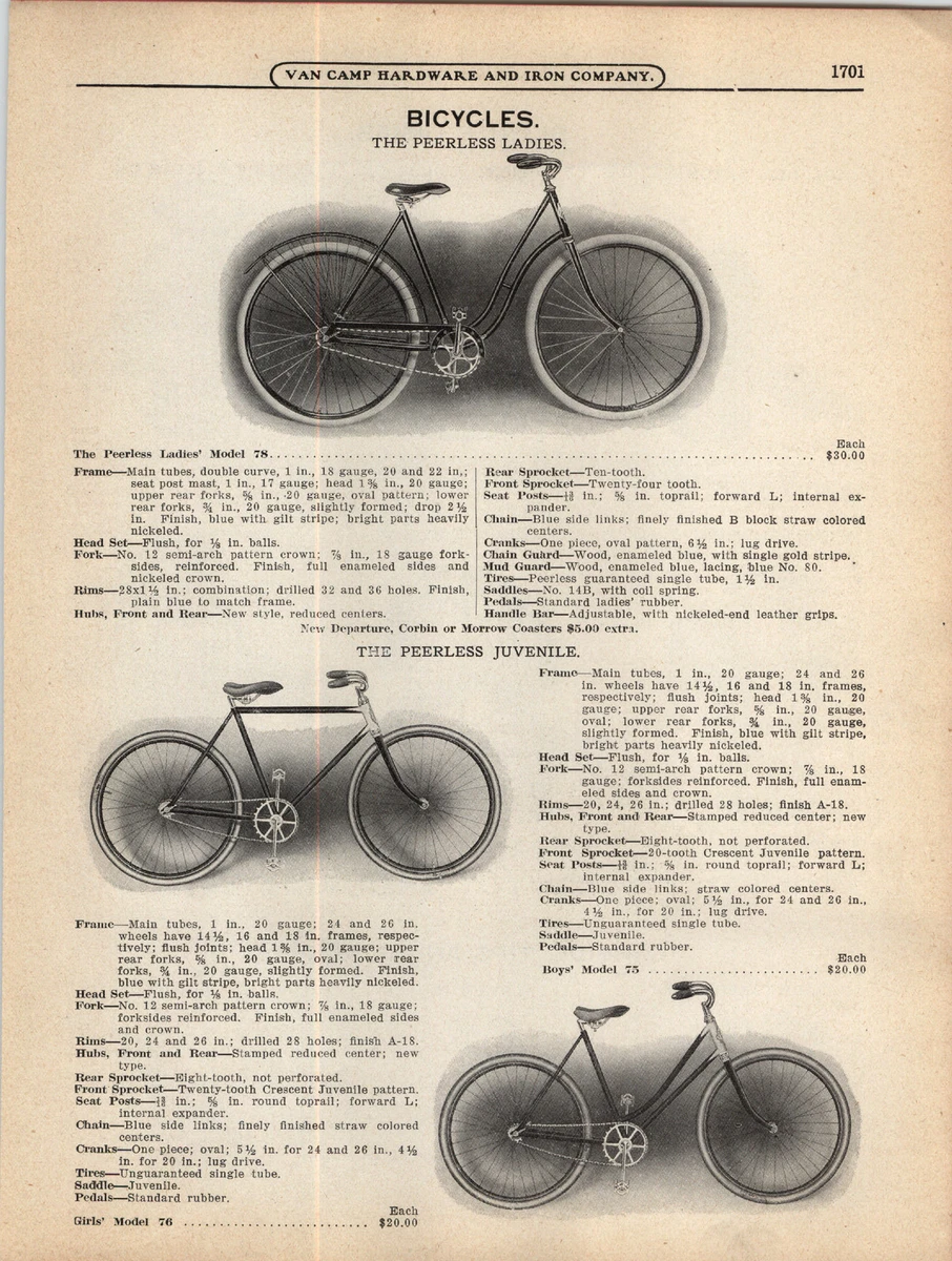 Peerless bicycle 2025