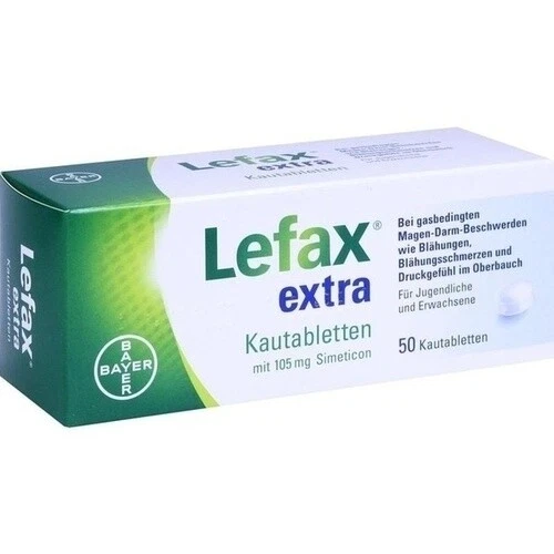 Lefax extra Kautabletten 50 Stück, PZN 02563836