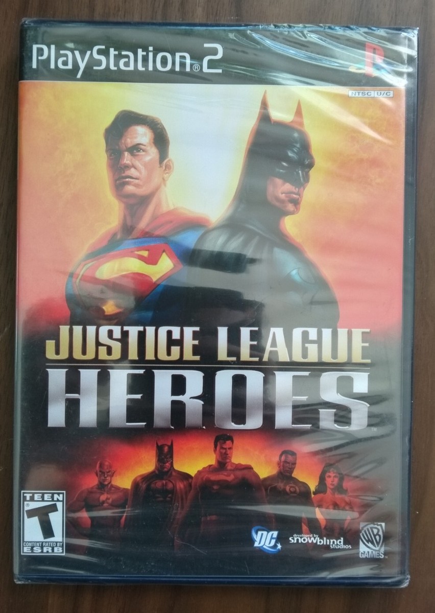 Justice League Heroes PS2 Playstation 2 Game New & Sealed Justice League Heroes PS2 Playstation 2 Game New & Sealed
