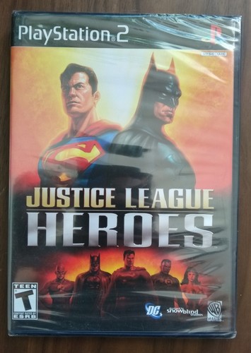 Justice League Heroes PS2 Playstation 2 Game New & Sealed READ