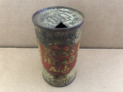 #9 Vintage SCHMIDT'S RAMS HEAD ALE Flat Top Beer Can (AS-IS)