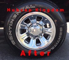 2000-2011 Ford Ranger 15 7-spoke Steel Wheel Chrome Skins Hubcaps Covers Set