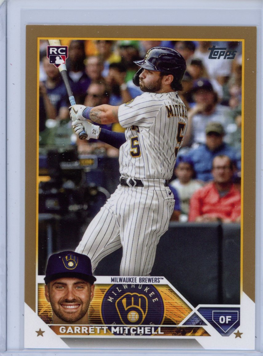 2023 Topps #359 Garrett Mitchell Gold /2023 RC