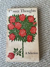 Flower Thoughts a Selection Eric Carle Peter Pauper Press Book 1967 Dust Jacket