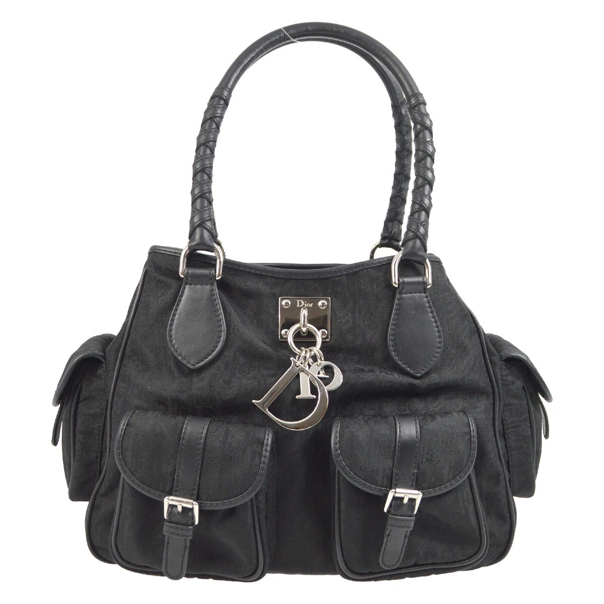 Sac fourre tout noir trotteur Christian Dior 14 BO 0017 19963