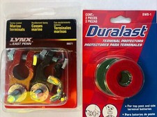 Marine Battery Terminal Kit - Red Black Top Post . Resist Corrosion. Coated.