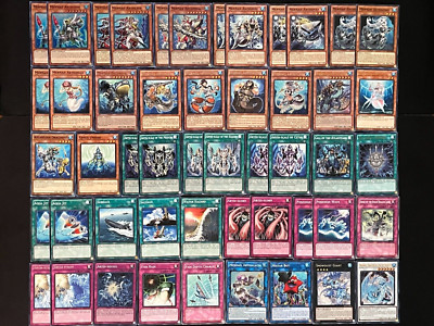 YUGIOH MERMAIL DECK- ABYSSPIKE- DEEP SEA DIVA- ATLANTEAN DRAGOONS- FISH NM