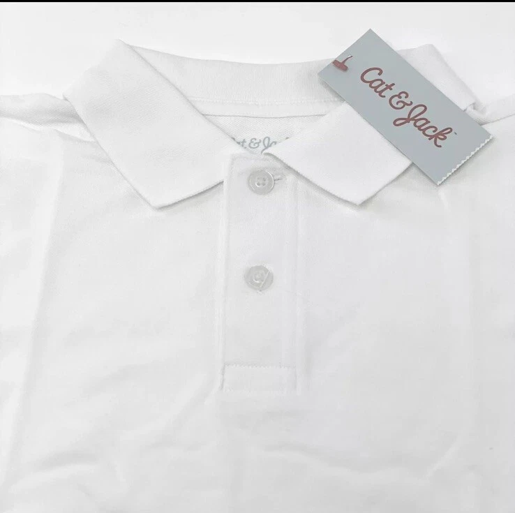 Uniforme Escolar Husky Cat & Jack Niños Talla L 14 Polo Cuello Blanco Foto 3 de 4