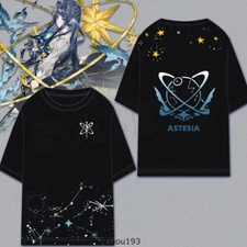 Arknights Basic Short Sleeve T-shirt Men Women Casual Tee Tops Black New