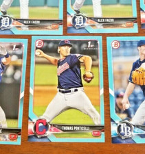 THOMAS PONTICELLI 2018 BOWMAN DRAFT CARD BD-42 GUARDIANS (FIRST PROSPECT) SP#499
