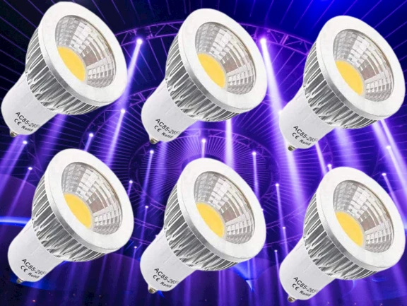 Gå i stykker mixer Match 6-pack GU10 COB LED Bulb 7W 3000K.Spotlight, 60 Degree Angle, high-quality  | eBay