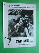 BITTER CAMPARI SODA Advertising 1 Page Original 1968