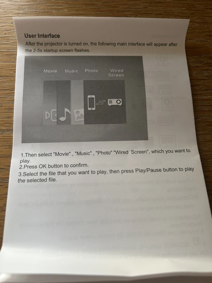 Excelvan YG300 Mini Portable LED Pocket Projector - Image 4 of 4