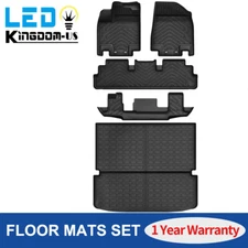 Floor Mats & Cargo Liner Set for 2022- 2025 Nissan Pathfinder All-Weather Rubber