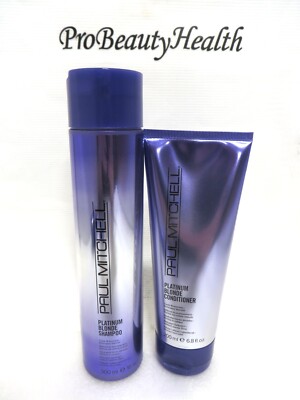 PAUL MITCHELL PLATINUM BLONDE Shampoo 10.1 oz Conditioner 6.8 oz Duo