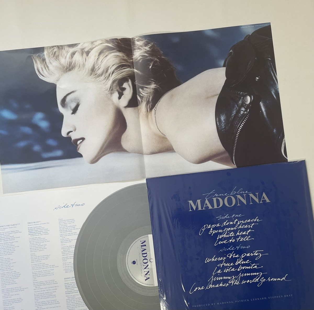 新品 マドンナ TRUE BLUE 限定 シルバーカラー盤 LP（Madonna