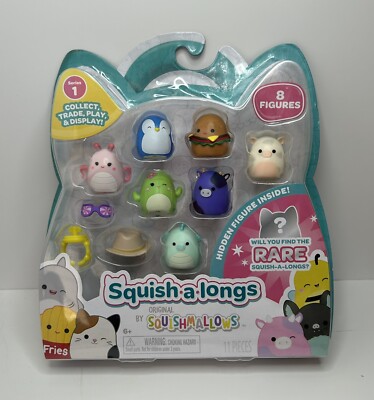 Squishmallow Squish A Longs Mini Ring Figures Pack Mystery NEW