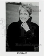 Press Photo Joan Baez, singer-songwriter - srp33542