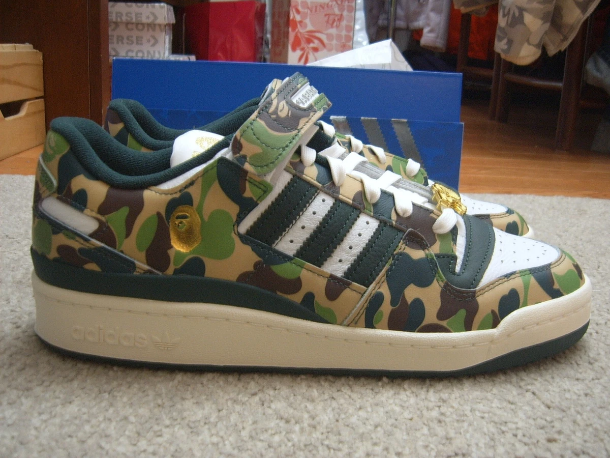 adidas BAPE x Forum 84 Low 30th Anniversary - Green for Sale