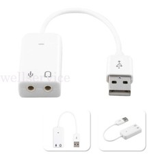 Image of External Virtual 7.1 Channels USB Stereo Sound Card Audio Adaptor Converter