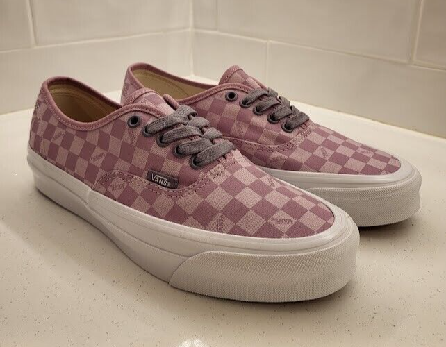 Vans Authentic OG LX Checkerboard Lilac Mens Size 9 Classic