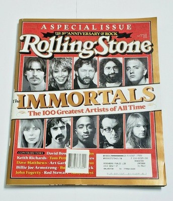 Rolling Stone 100 Greatest Artists Of All Time 2005 The Immortals Ebay
