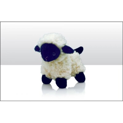 1 X PLÜSCHTIER SCHWARZES GESICHT LAMM STOFFTIER TEDDY STEHEND VON EMBRACE 10 CM 66835