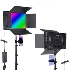 50W LED Video Light Photo Studio Lamp Photography Panel Lighting with Stand