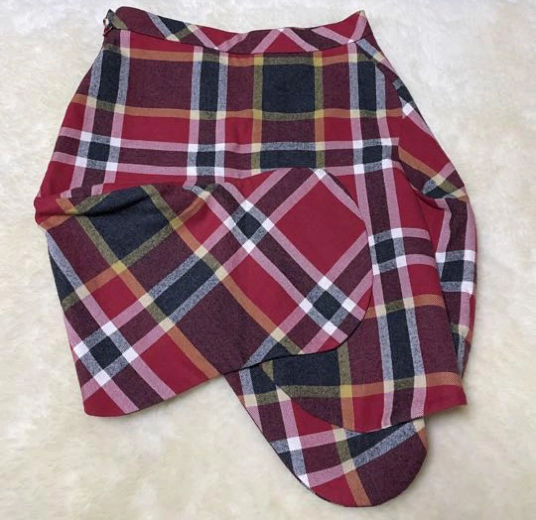 Checkered skirt 3d cheap